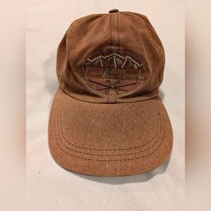 Brown Vail Embroidered Cap